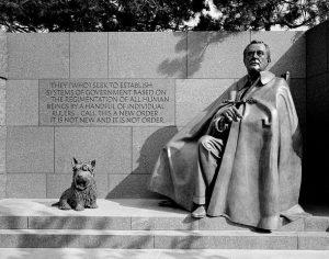 FDR and Fala Statue