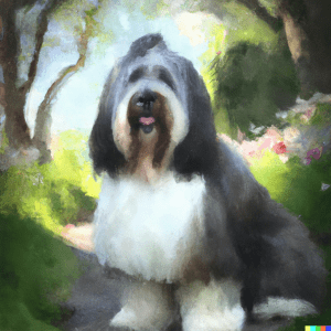 Polish Lowland Sheepdog Artwork