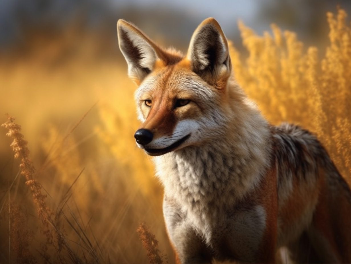 African Golden Wolf