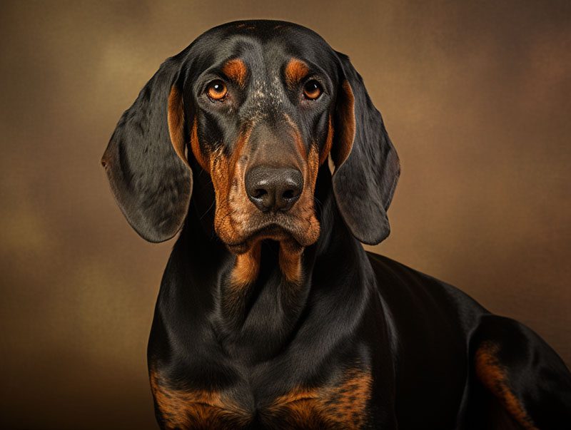 black and tan coonhound