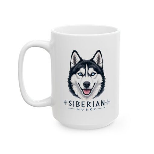 Siberian Husky: A Powerful Sled Dog 8 Siberian Husky Dog Mug (11oz/15oz)