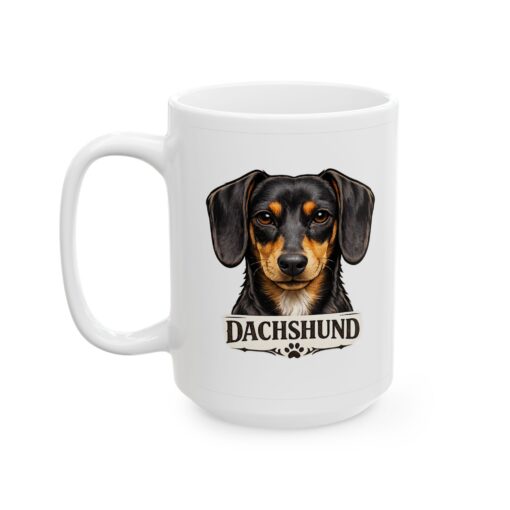 Dachshund: Too Brave For Its Own Sake? 8 Dachshund Dog Mug (11oz/15oz)