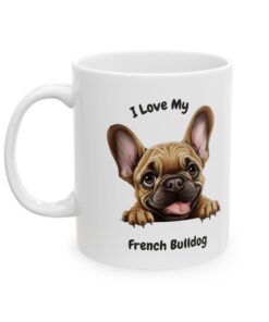 Alternative view of French Bulldog Dog Mug (11oz/15oz)