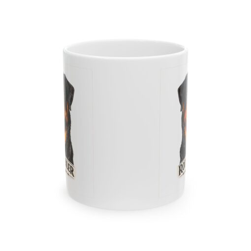 Rottweiler: Powerful But A Lover at Heart 7 Rottweiler Dog Mug (11oz/15oz)
