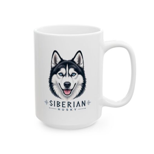 Siberian Husky: A Powerful Sled Dog 9 Siberian Husky Dog Mug (11oz/15oz)
