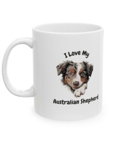 Alternative view of Australian Shepherd Dog Mug (11oz/15oz)