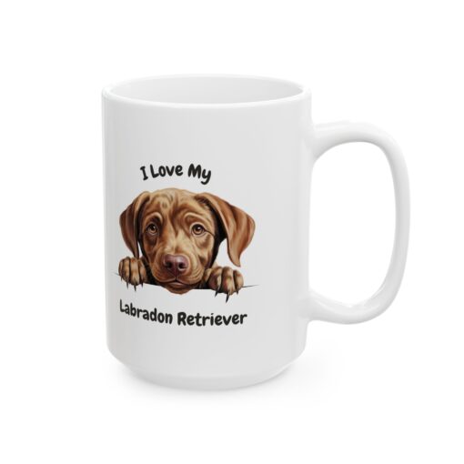 Labrador Retriever: #1 Most Popular Family Dog 8 Labrador Retriever Dog Mug (11oz/15oz)