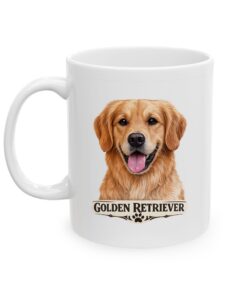 Alternative view of Golden Retriever Dog Mug (11oz/15oz)