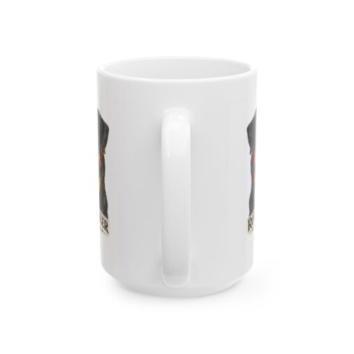 Rottweiler: Powerful But A Lover at Heart 13 Rottweiler Dog Mug (11oz/15oz)