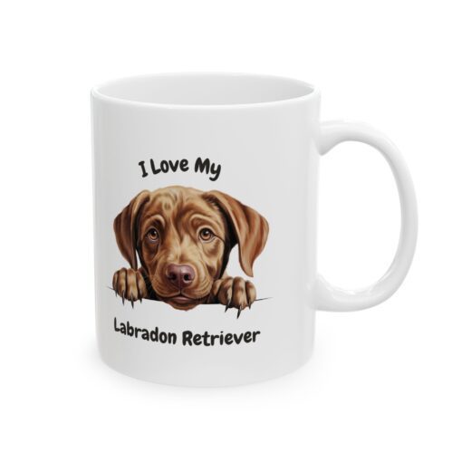 Labrador Retriever: #1 Most Popular Family Dog 4 Labrador Retriever Dog Mug (11oz/15oz)