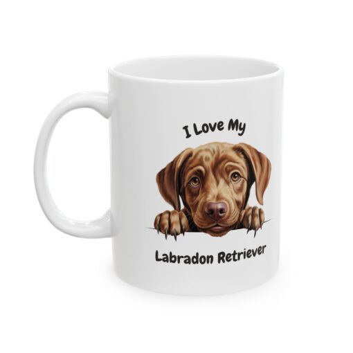 Labrador Retriever: #1 Most Popular Family Dog 3 Labrador Retriever Dog Mug (11oz/15oz)