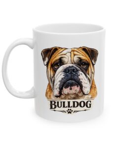 Alternative view of Bulldog Dog Mug (11oz/15oz)