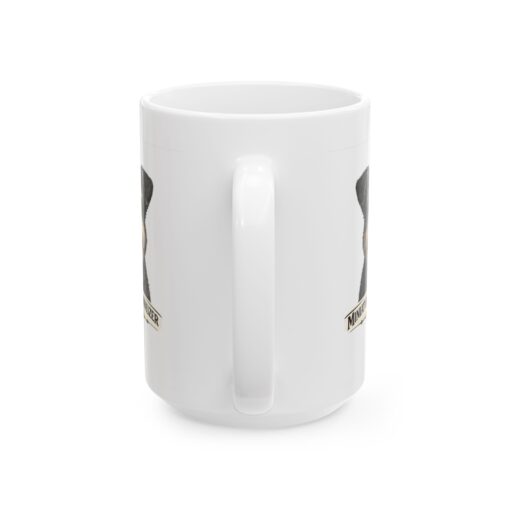 Miniature Schnauzer Salt and Pepper Uncropped Ears Dog Mug (11oz/15oz)
