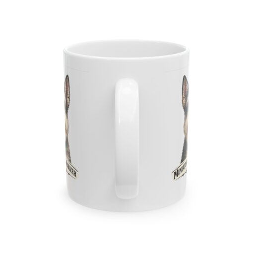 Miniature Schnauzer Salt and Pepper Cropped Ears Dog Mug (11oz/15oz)