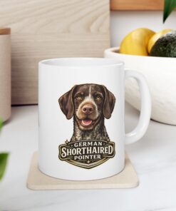 Alternative view of German Shorthaired Pointer Dog Mug (11oz/15oz)